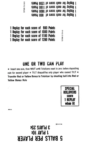 Instruction Card*