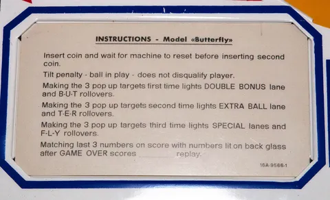 Instruction Card