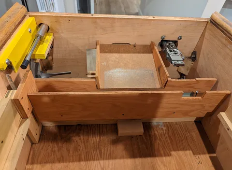 Inside Cabinet - Front*