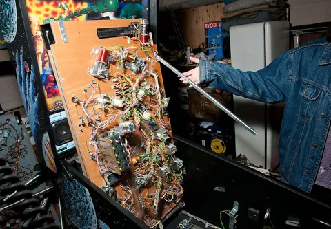 Playfield in Service Position