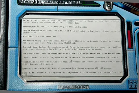 Spanish Instruction Card