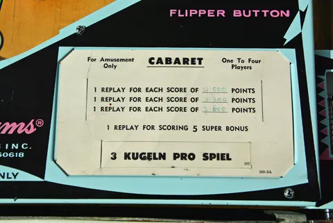 Sample Game - Score Card*