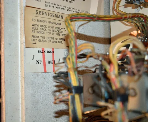 Sample Game - Inside Backbox - Serial Number*