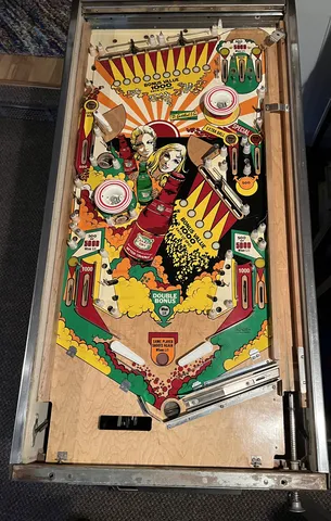 Playfield - Plastics and Apron Removed