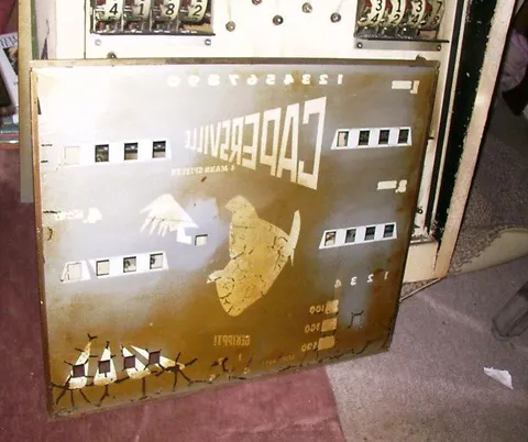 German Backglass - Reverse