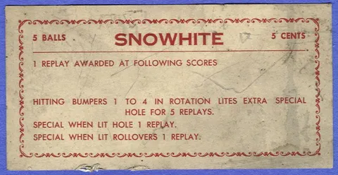 Instruction/Score Card