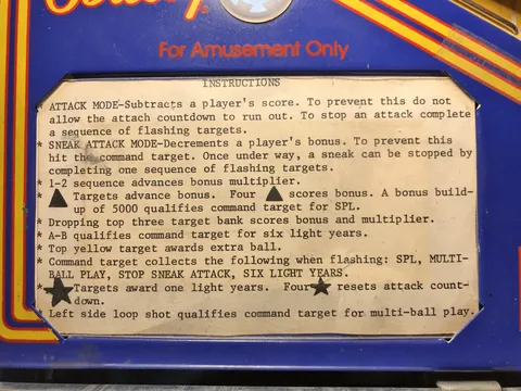 Instruction Card