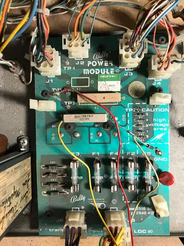 Inside Cabinet - Power Module*