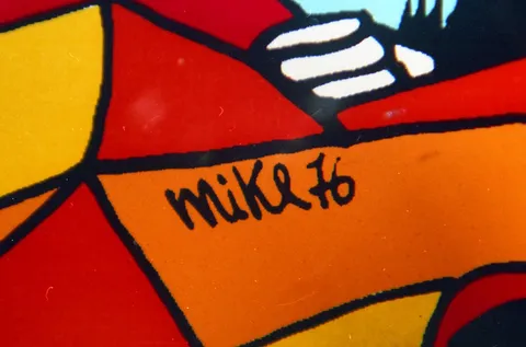 Artist Signature on Backglass