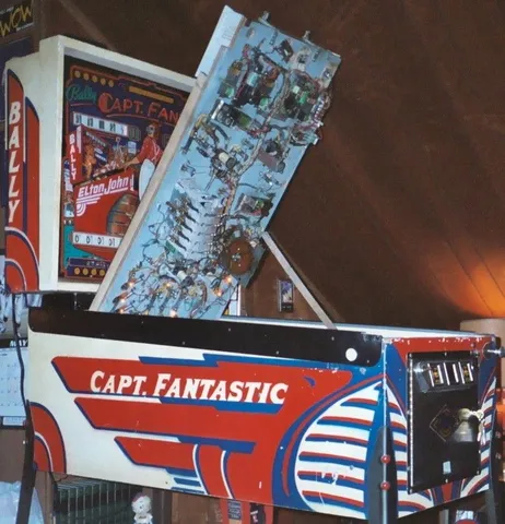 Playfield in Service Position