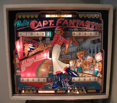 Early Production Backglass (Over The Top, no stars)*