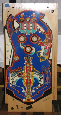 Blank Playfield - Orange and White - Front*