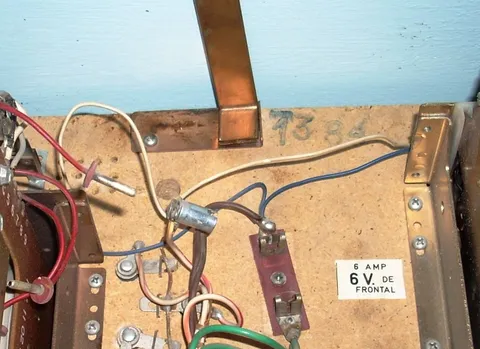 Inside Back Door - Serial Number