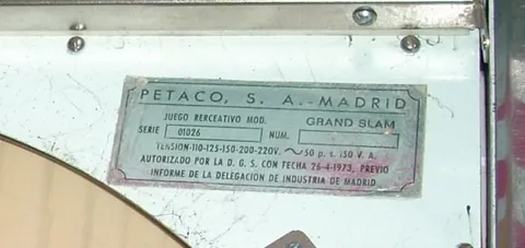 Manufacturer Plate
