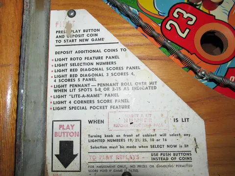 Instruction Card