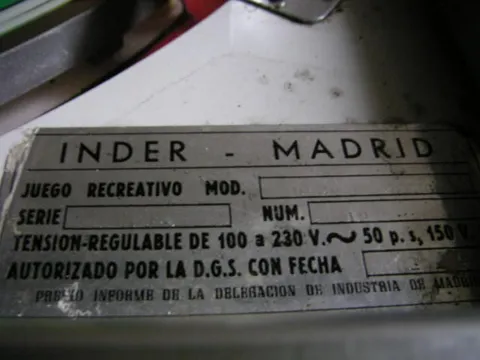 Manufacturer Plate