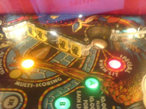 Illuminated Playfield - Detail