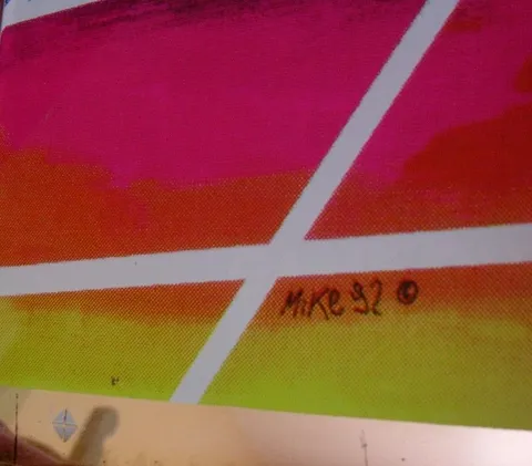 Backglass Artist Signature