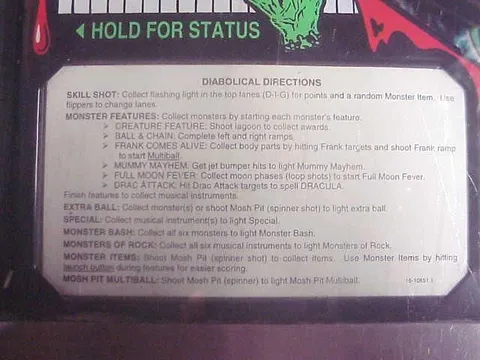 Instruction Card