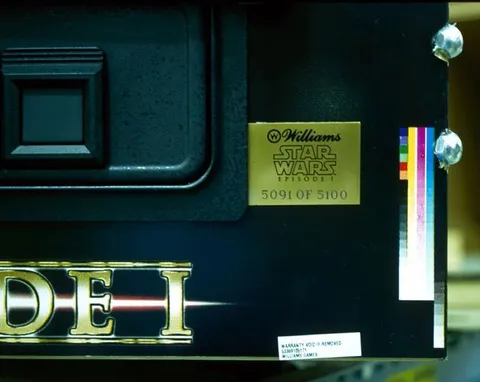 Later Production Game - Serial Number Plaque*