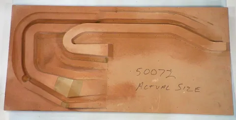 Left Ramp Mold - Front
