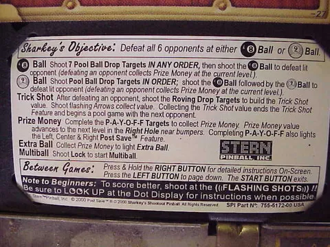 Instruction Card