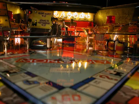 Illuminated Playfield - Ball Level View