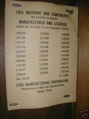 Patent List