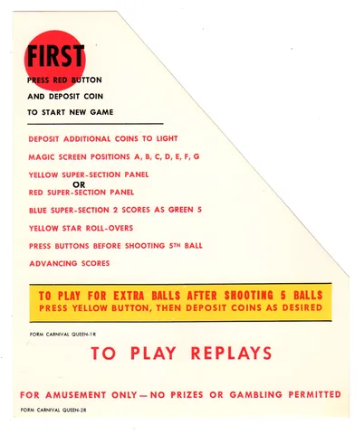 Instruction Card