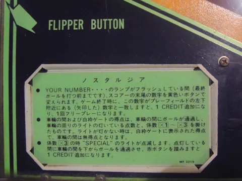 Japanese Instruction Card