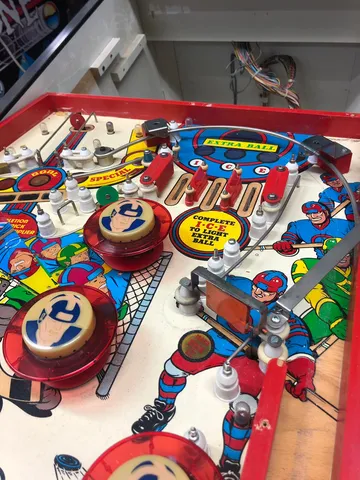 Upper Playfield - Plastics Removed