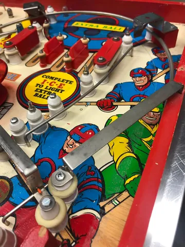 Upper Right Playfield - Plastics Removed