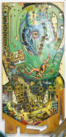 Stripped Playfield - Unpainted Areas