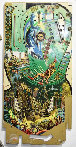 Stripped Playfield - Painted Areas
