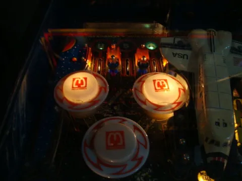 Illuminated Upper Left Playfield