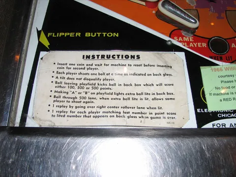 Instruction Card*