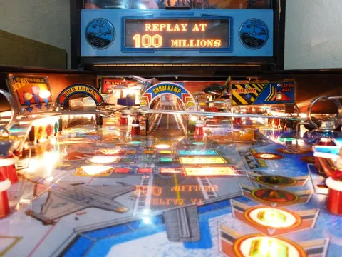 Illuminated Playfield - Ball View*