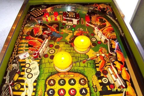 Upper Playfield - ABCD Center Inserts