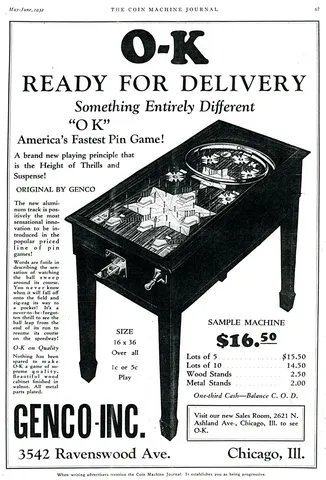 Coin Machine Journal Ad*