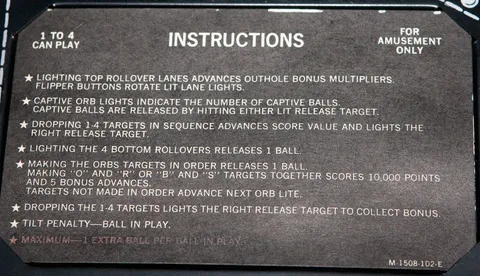 Instruction Card