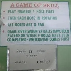 Instruction and Score Cards
