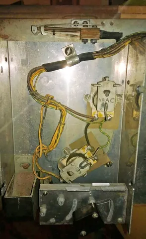 Inside Coin Door - Coin Mech Removed