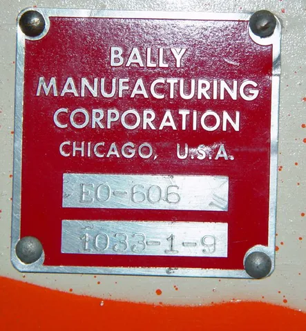 Serial Number Plate*