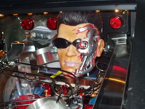 Terminator Head W/LED Eye