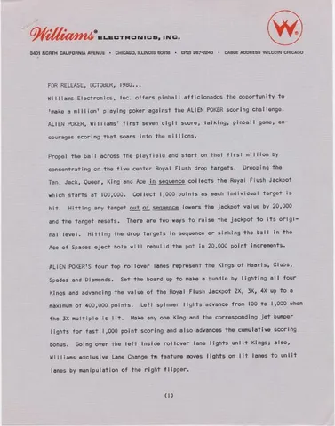 Press Release, Page 2