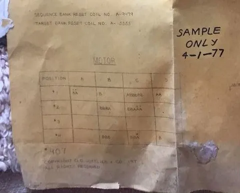Sample Game - Schematic Date*