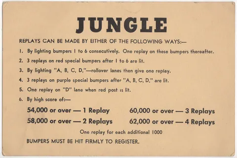 Instruction and Score Card
