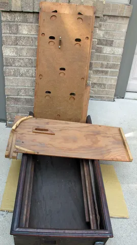 Inside Cabinet - Drain Board Removed