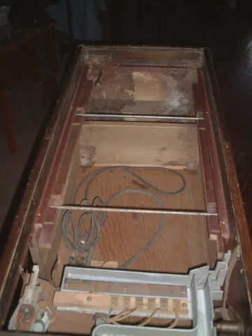 Inside Cabinet - Drain Board Removed