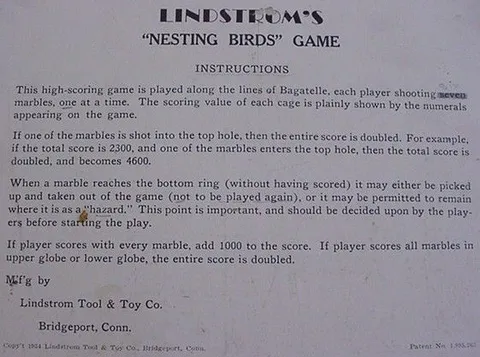 Instructions on Back